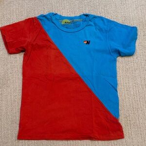 Aviator Nation Kids Red and Blue Short Sleeve Tee